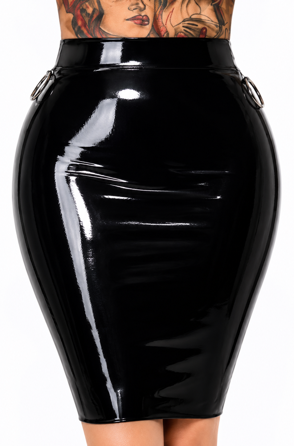 ARTIFACT VI™ Latex Pencil Skirt