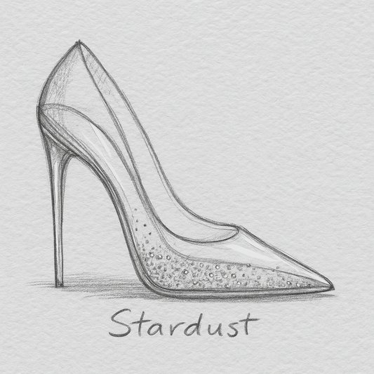 ZIANMI Stardust Pump – Transparent Glitter Heel (Limited Edition)